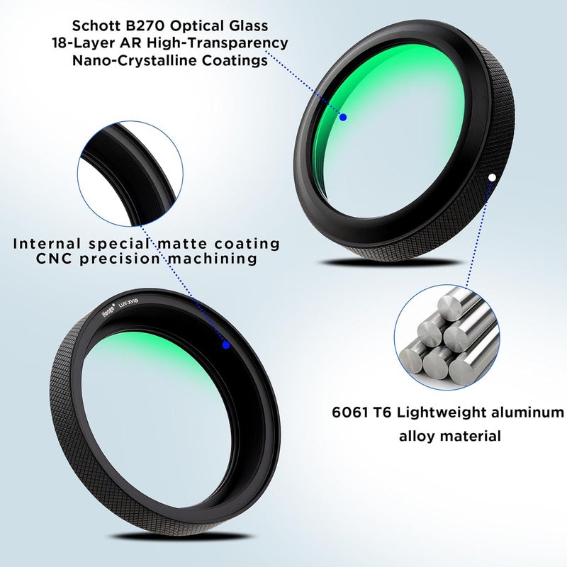 Haoge MC UV Camera Lens Protection Filter for Fujifilm X100VI Fuji X100V Camera with Integrated Adapter Ring Black LUV-XVIB - Image 5